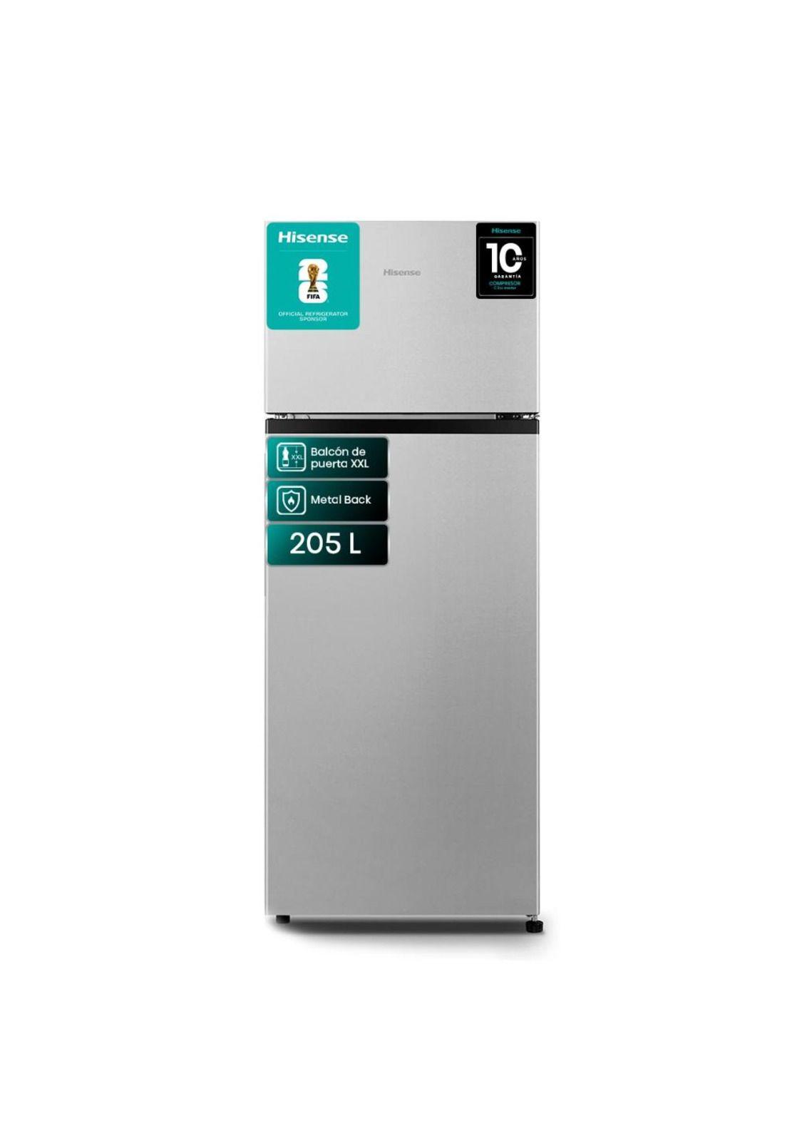 Refrigerador Top Mount RD-27DR/ 205 Lt/ Hisense/ Gris (Nuevo caja dañada)-0