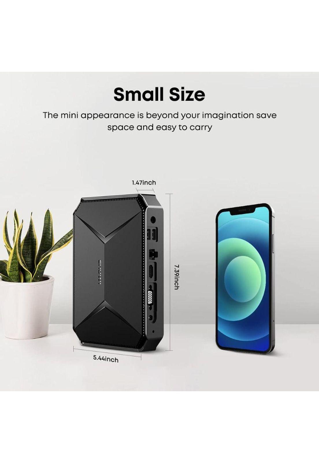 Mini PC Intel N4500/ 8GB Ram/ 256GB SSD/ W11H/ HeroBox (Reacondicionado)-4