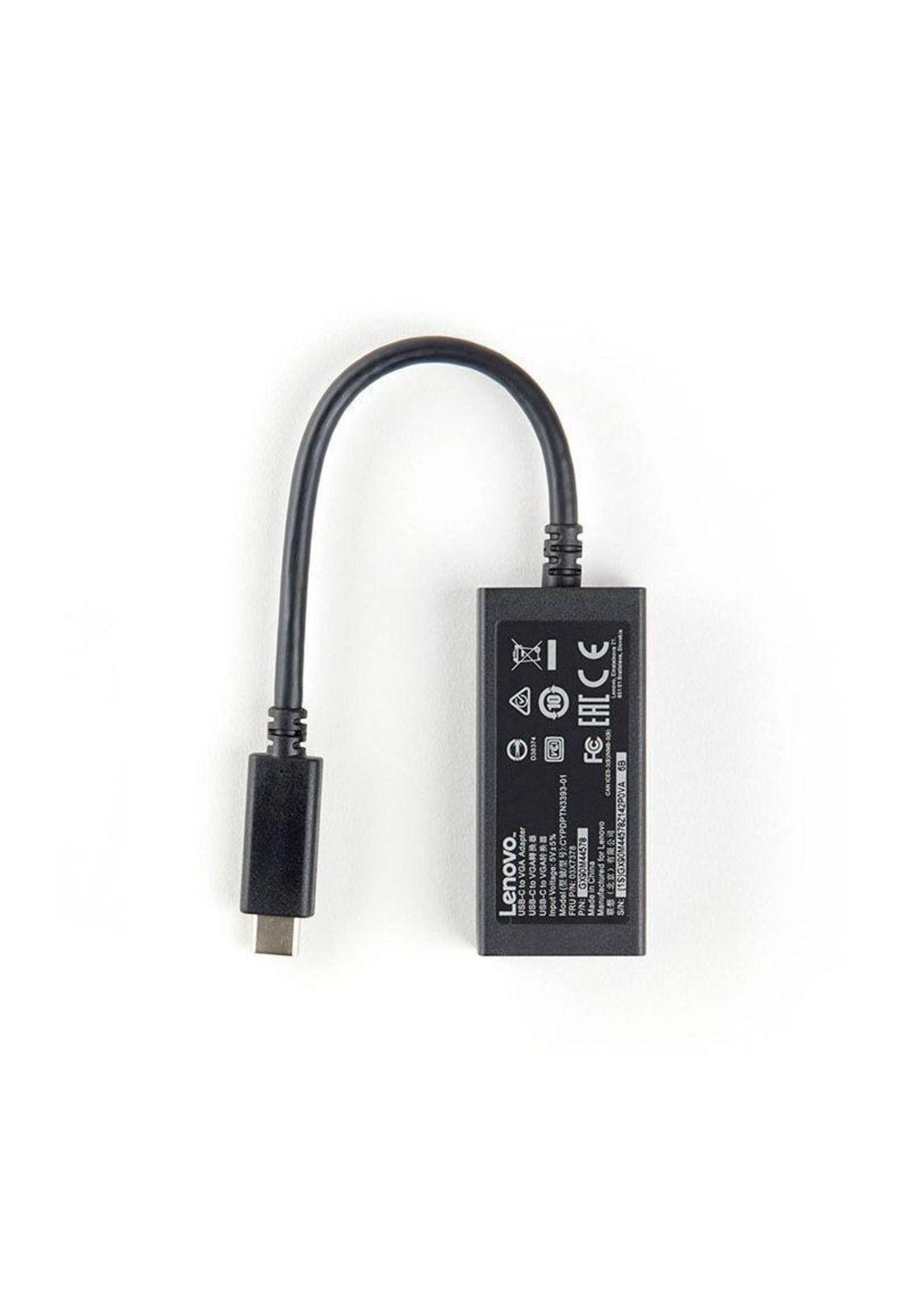 Adaptador Lenovo USB-C a VGA - 4X90M42956 (Reacondicionado)-0