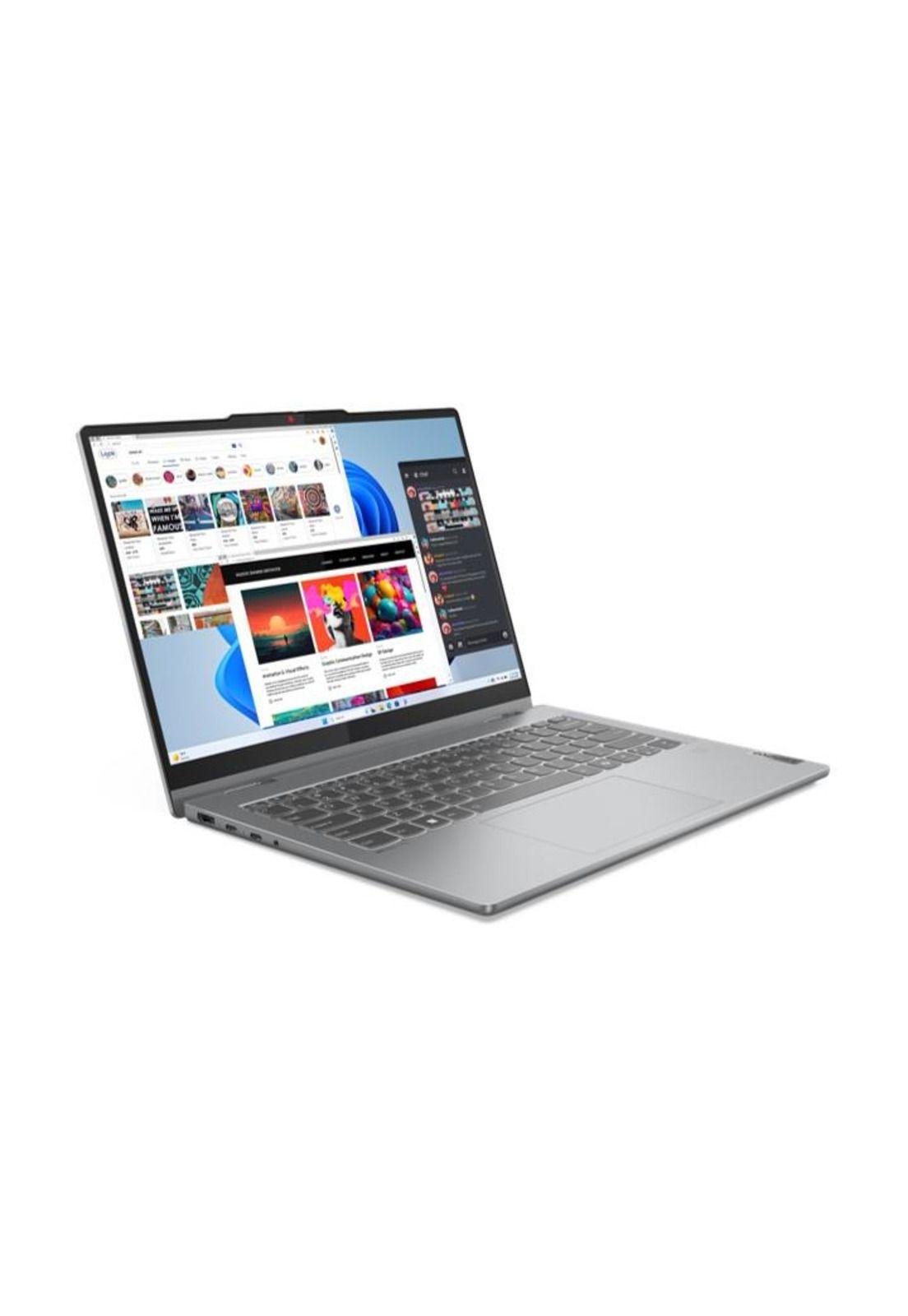 Notebook Lenovo 2 en 1 R7-8845HS/ 16GB Ram/ 512GB SSD/ 14" FHD Tactil/ IdeaPad5-0