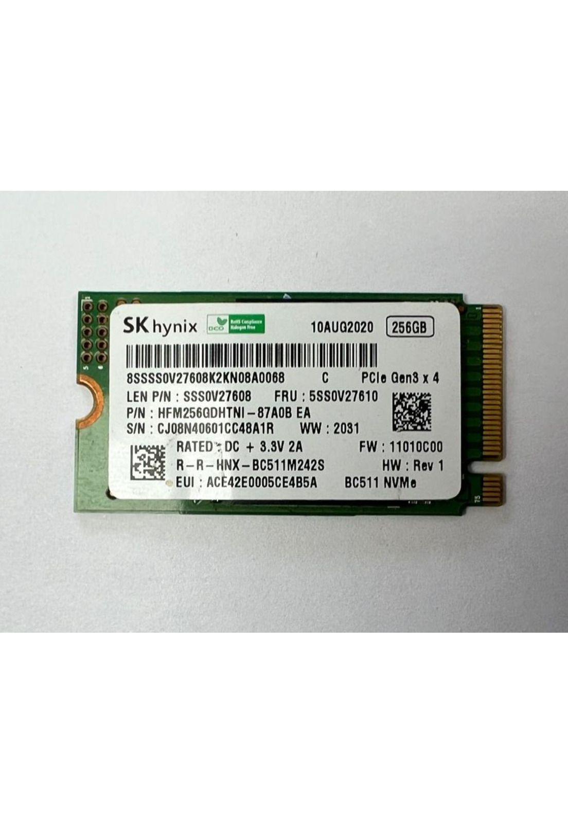 SSD SK Hynix  /  M.2 Nvme Pcie 3.0  /  256GB /  SSS0V27608   OPEN BOX-0