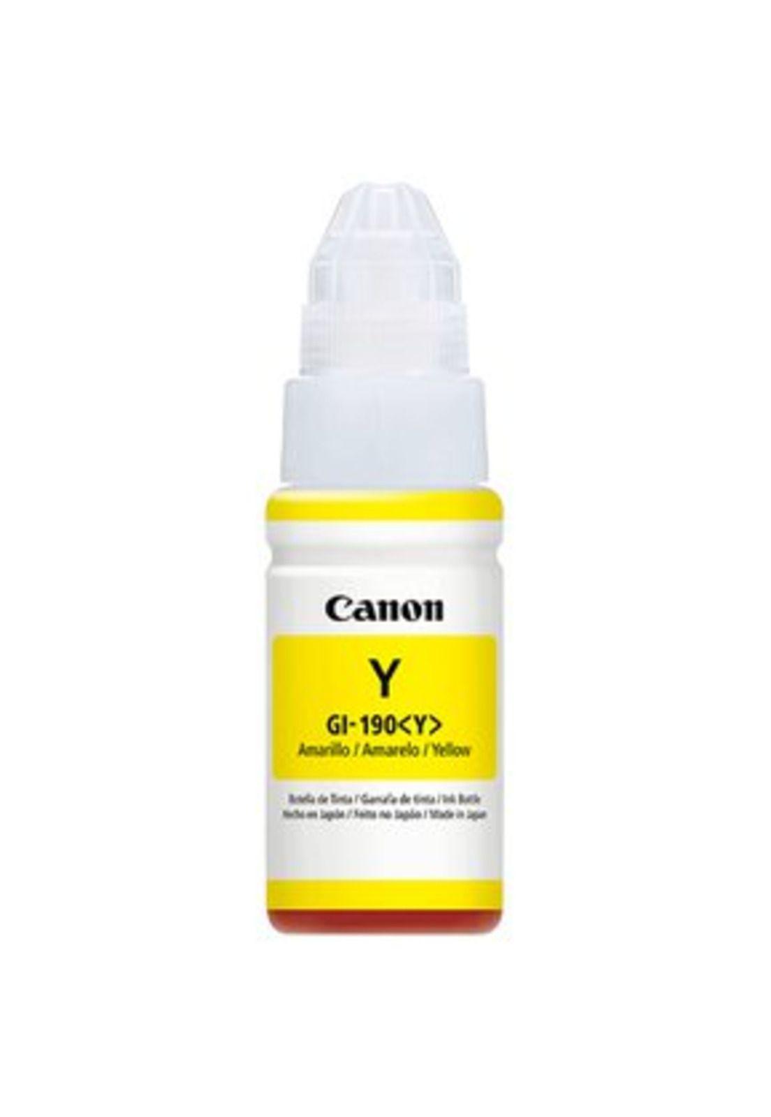 Botella de Tinta amarillo Canon GI-190Y (REACONDICIONADO)-1