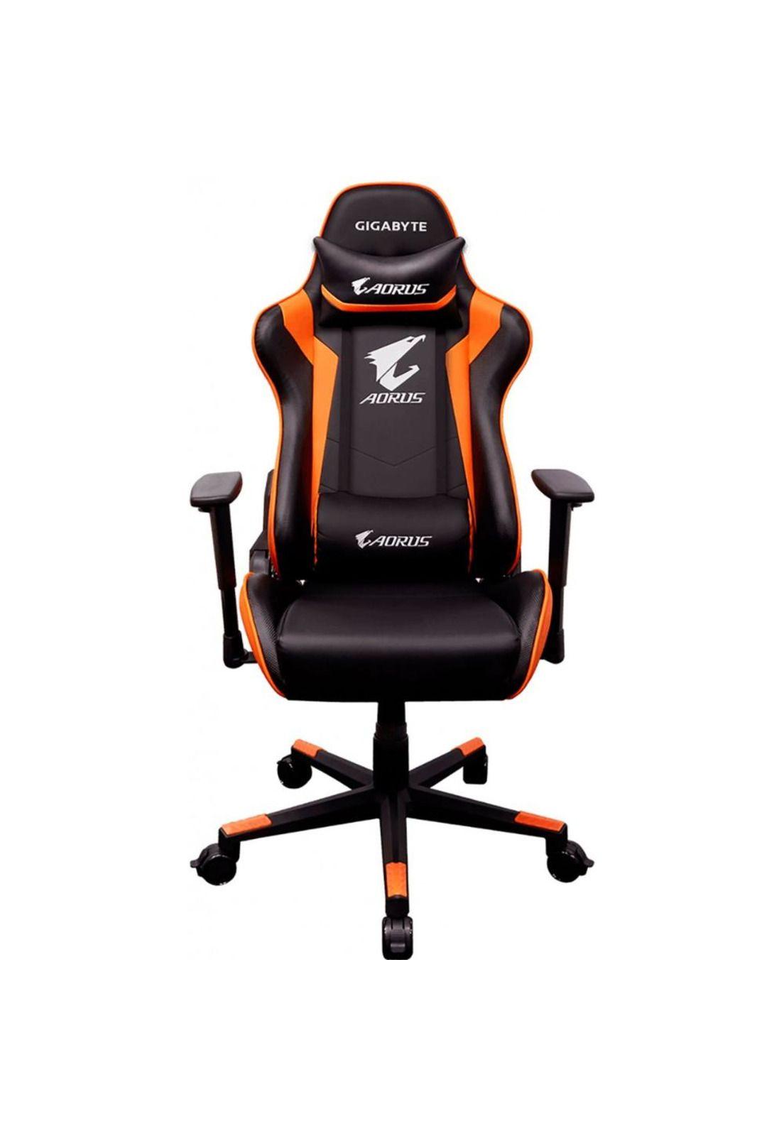 Silla gamer profesional Gigabyte Aorus AG C300 negro/ naranja-0