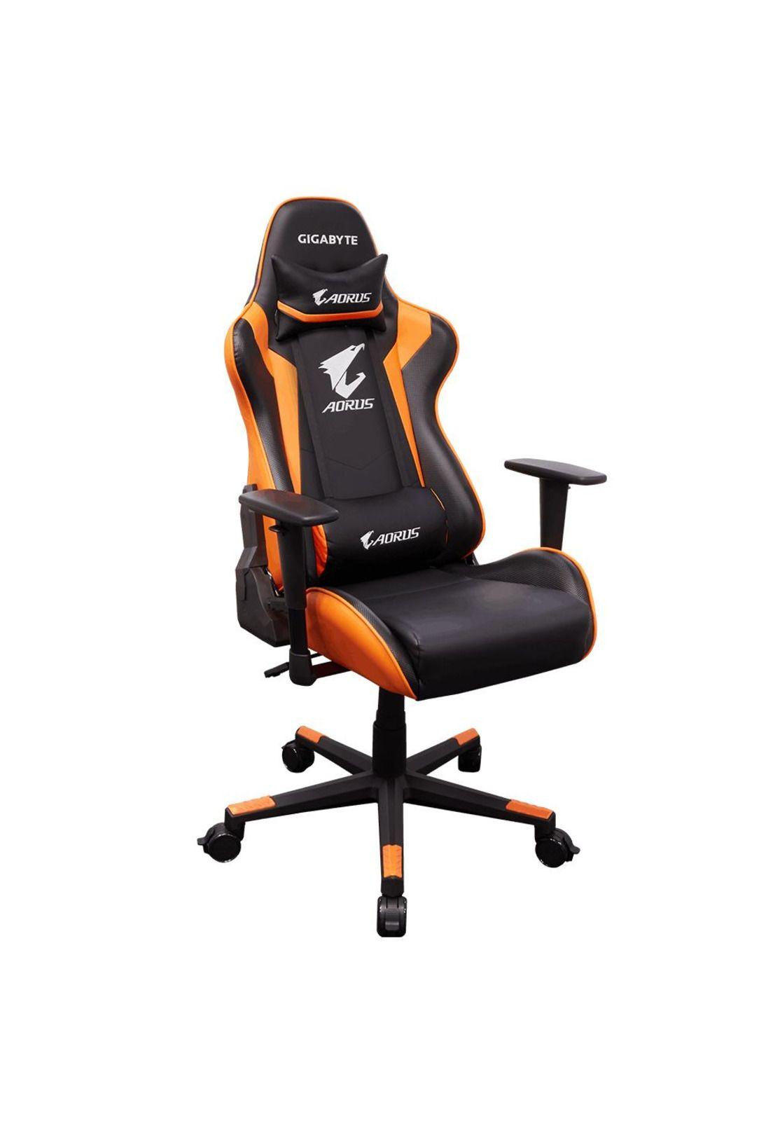 Silla gamer profesional Gigabyte Aorus AG C300 negro/ naranja-1