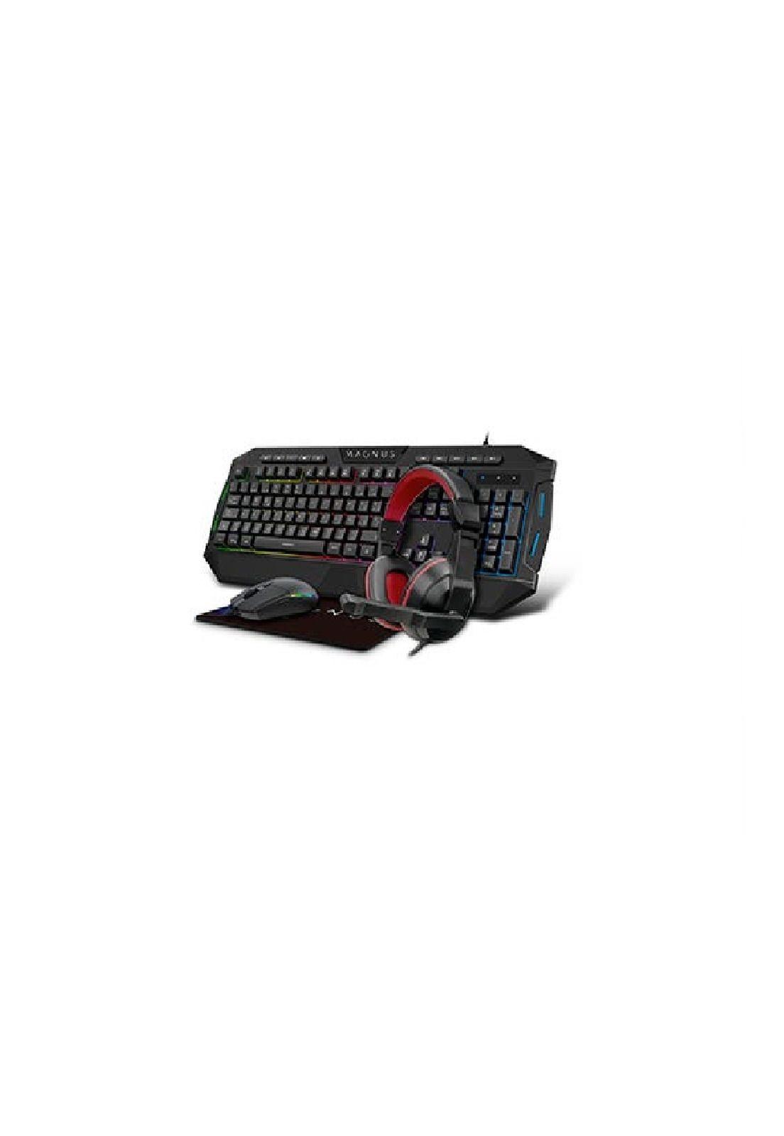  Kit Teclado+mouse+audifonos / Gamer M501 / MAGNUS-0
