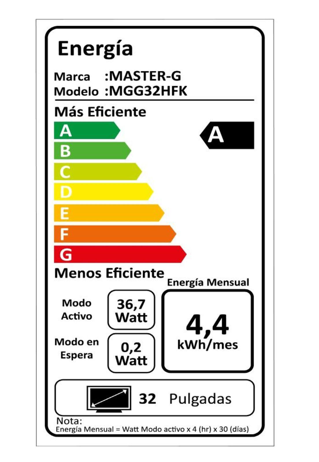 Smart TV  Master G / LED 32 HD / MGG32HFK Google TV/ CAJA DAÑADA/ LEVES RAYAS (Reacondicionado)-5