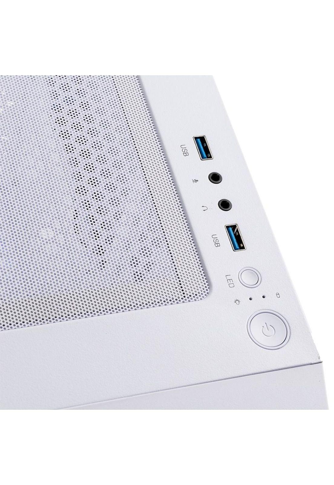 Gabinete BitFenix/ ​​Nova Mesh SE ATX/ 4 Ventiladores/ Púrpura Blanco-8