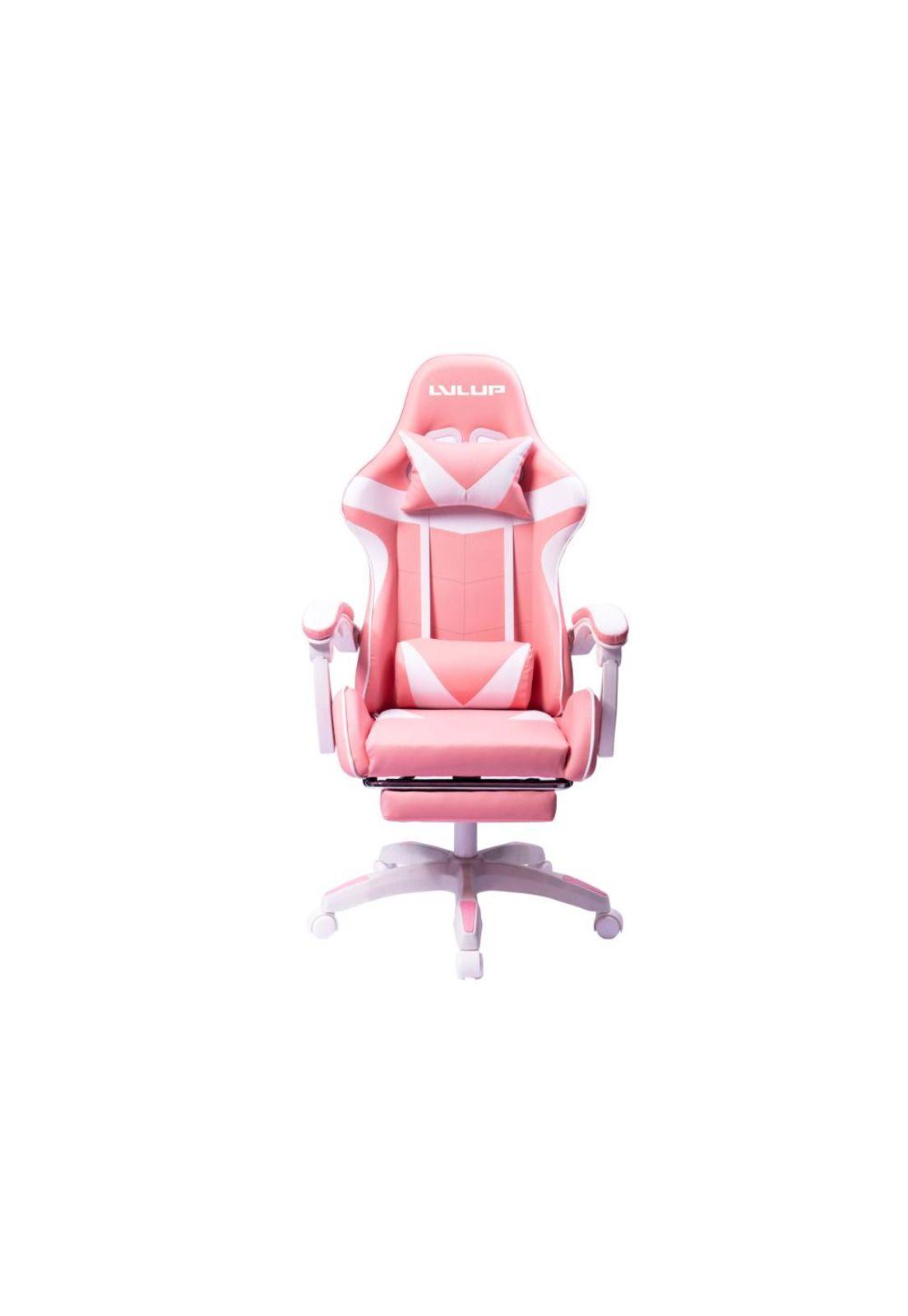 Silla Gamer Roo Gaming  Chair / Ajustable/ Reclinable/ Hasta 110Kg/ Rosada  / LVL UP 785-0