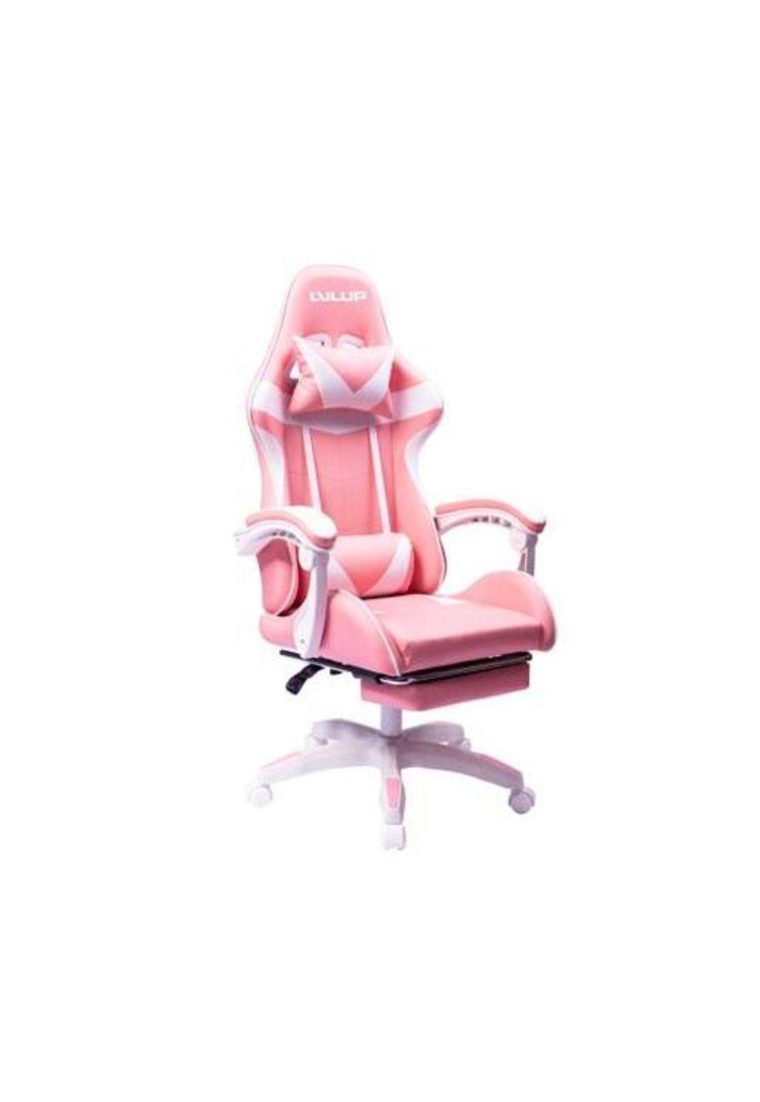 Silla Gamer Roo Gaming  Chair / Ajustable/ Reclinable/ Hasta 110Kg/ Rosada  / LVL UP 785-1
