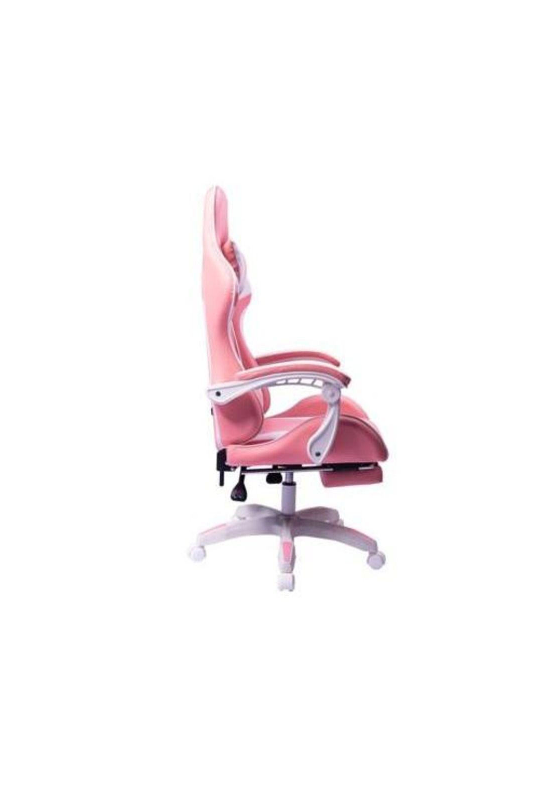 Silla Gamer Roo Gaming  Chair / Ajustable/ Reclinable/ Hasta 110Kg/ Rosada  / LVL UP 785-2