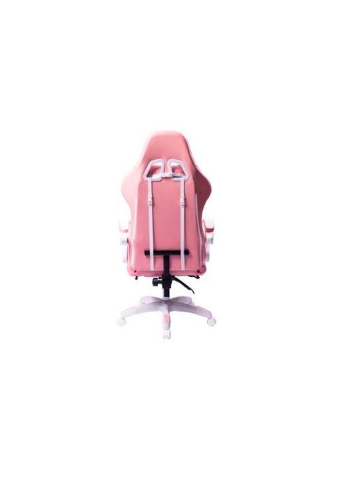 Silla Gamer Roo Gaming  Chair / Ajustable/ Reclinable/ Hasta 110Kg/ Rosada  / LVL UP 785-5