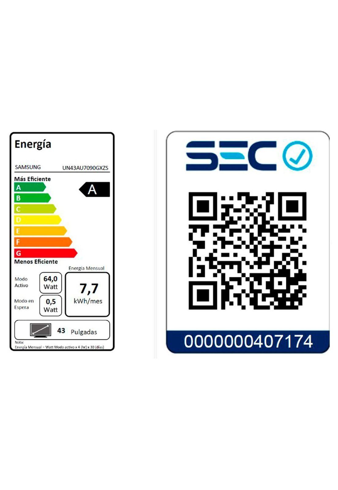 Smart TV 43'' UHD 4K AU7090 (2022)-5