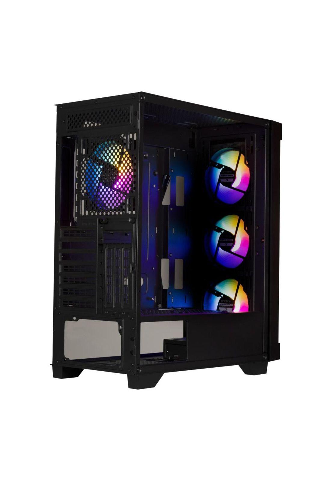 Gabinete BitFenix/ ​​Graft ATX / 4 Ventiladores /Negro-4
