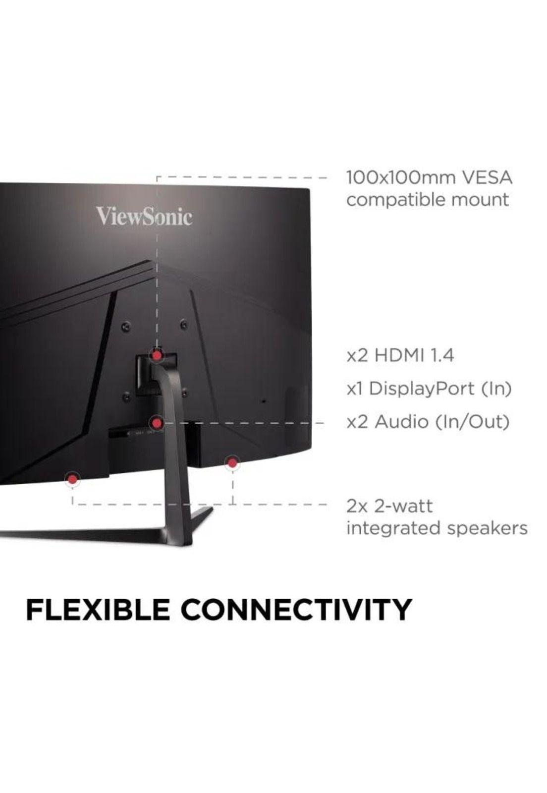 Monitor Gamer 32" / Curvo/ LED / WQHD/ HDMI/ 165Hz / VX3218C-2K-8