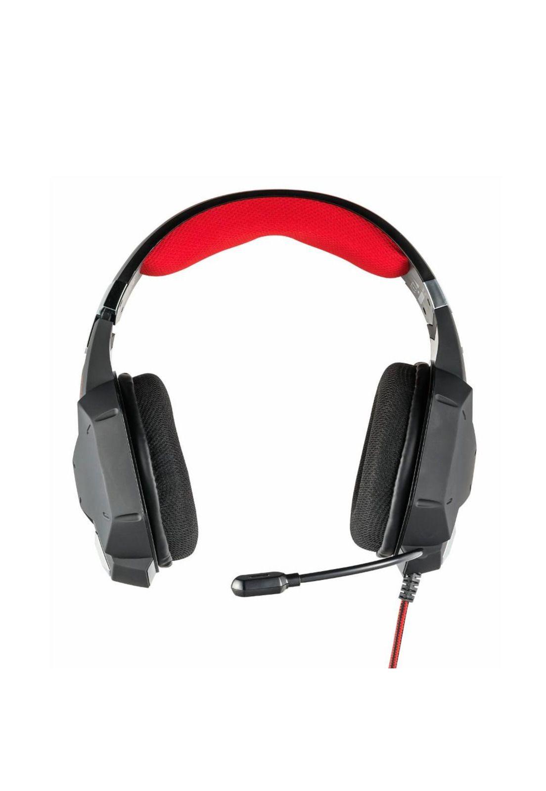 Audifonos gaming headset / Carus GXT 322 /Negro/Rojo-1
