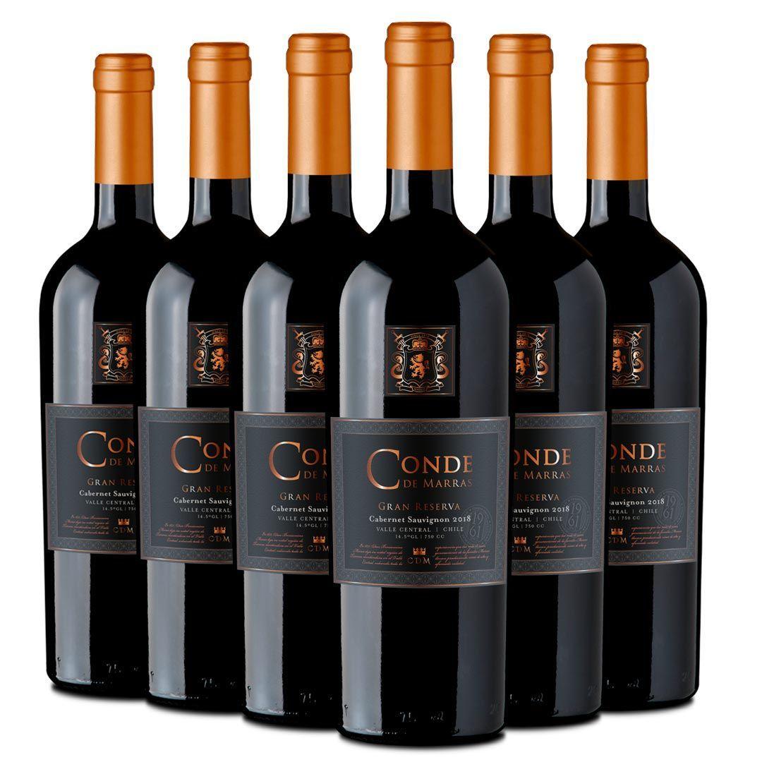 6 Vinos Conde de Marras - Gran Reserva - Cabernet Sauvignon-0