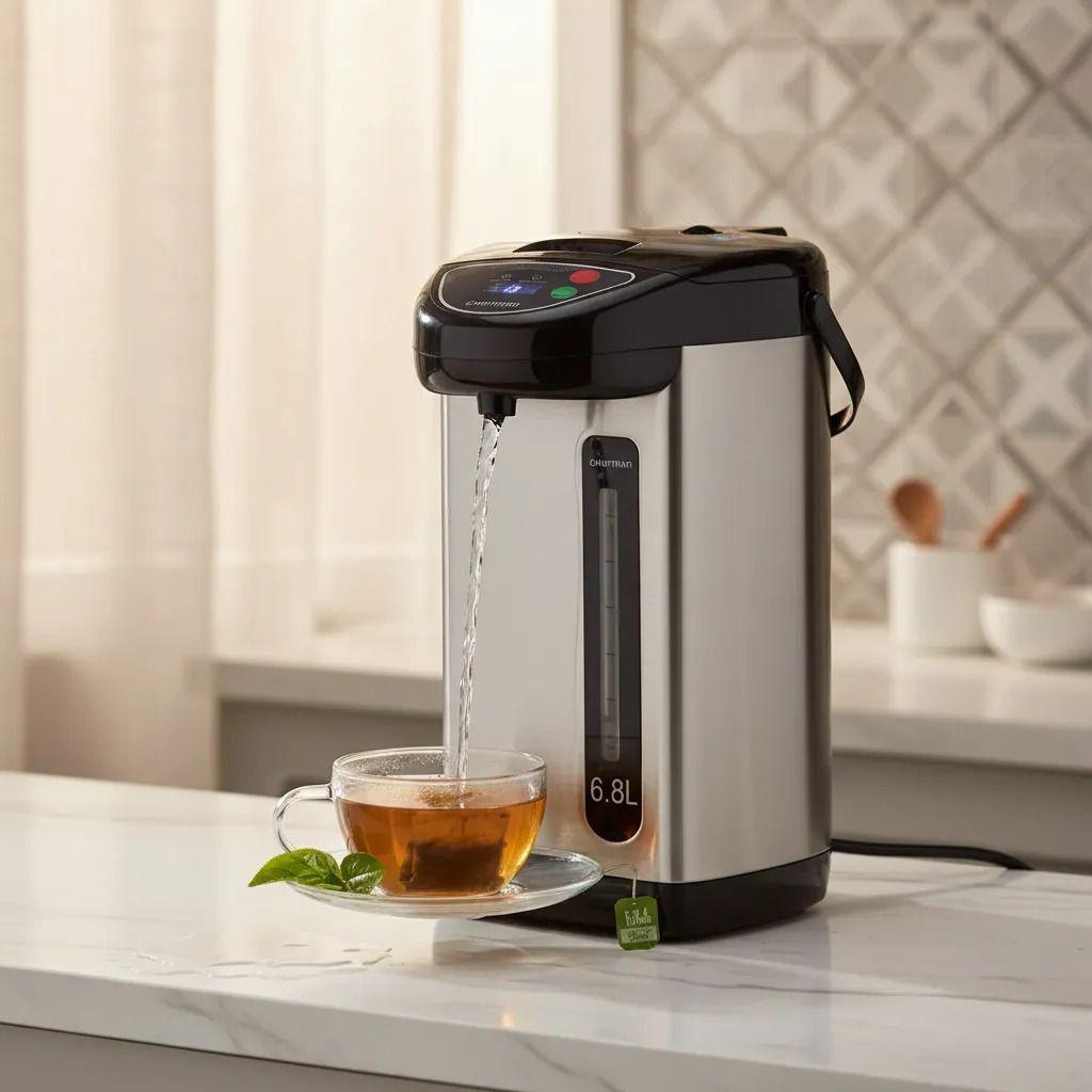Hervidor El ctrico 6 8l Acero Inoxidable Termo Agua Caf-1