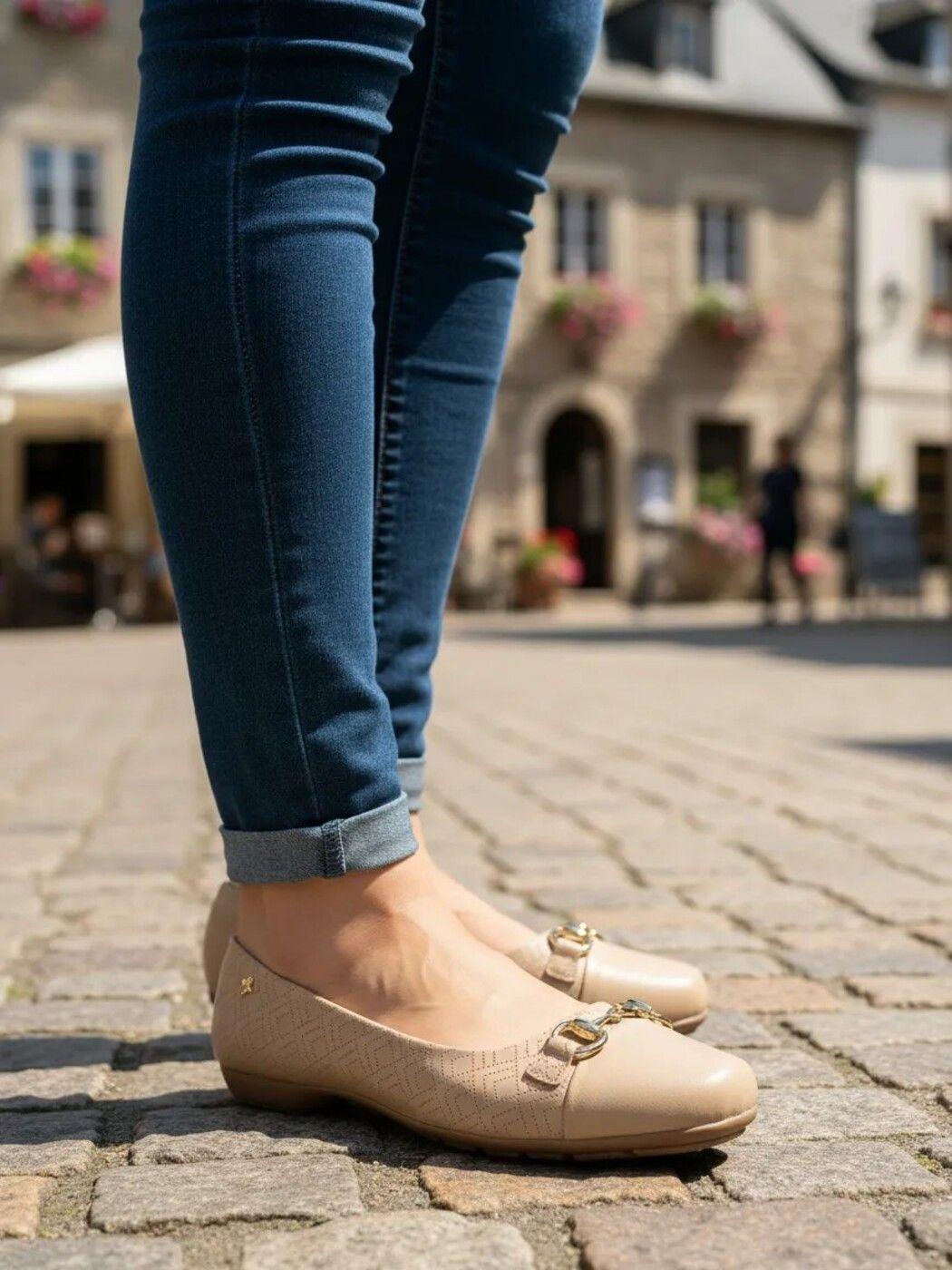 Ballerina Clasica Detalle Dorado Extra Acolchado Softli-0