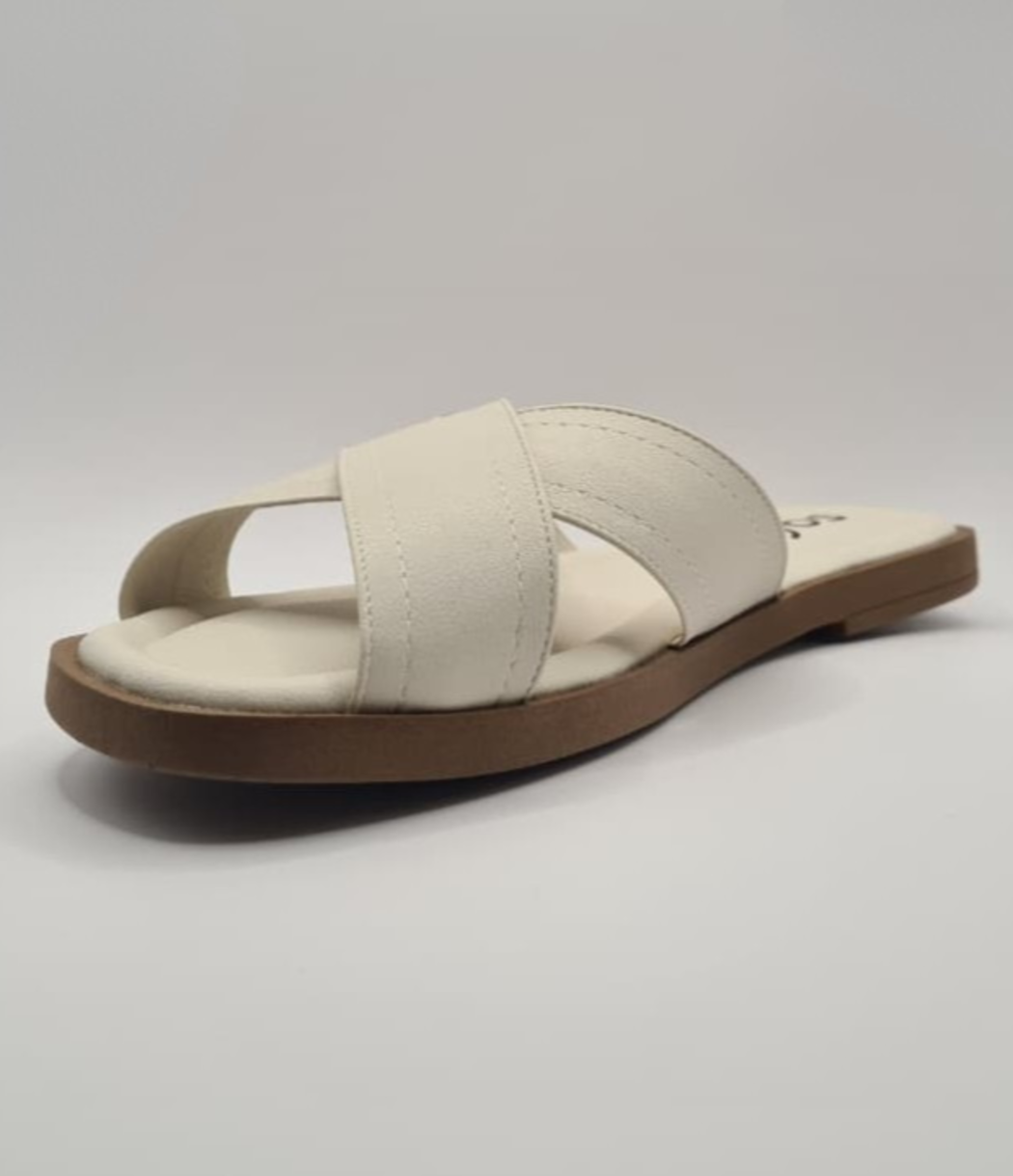 Sandalia Plana Tiras Cruzadas Extra Acolchado Softli-2