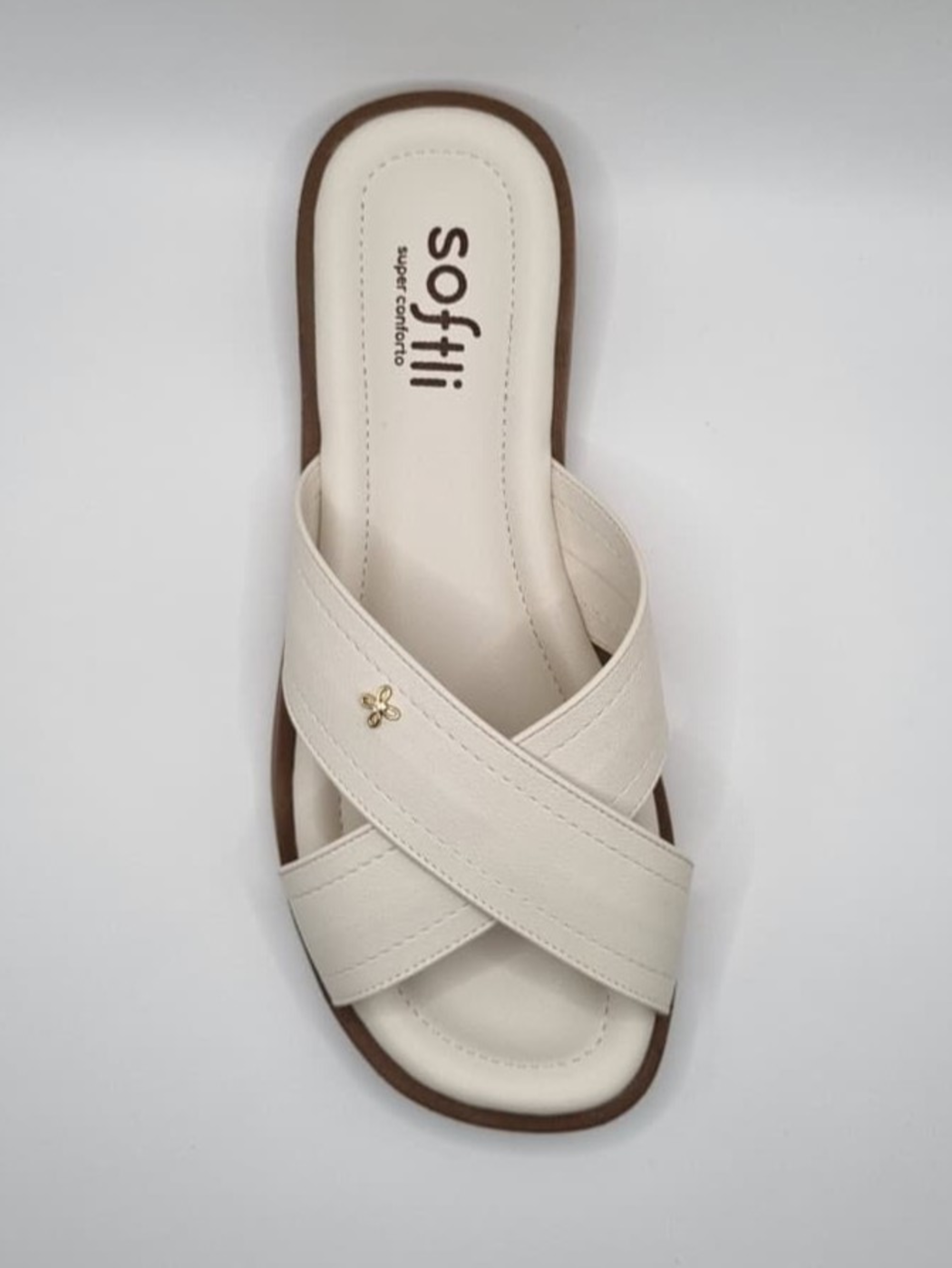 Sandalia Plana Tiras Cruzadas Extra Acolchado Softli-4