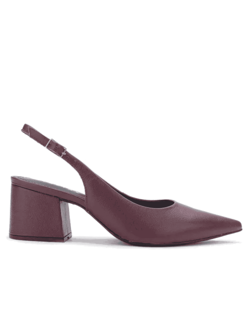 Zapato Mujer Slingback Taco Medio C modo 100 Cuero-2