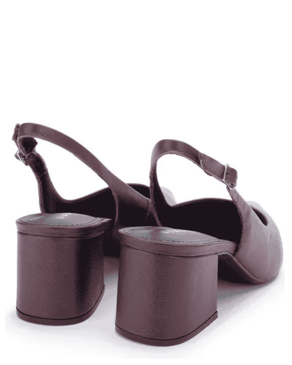 Zapato Mujer Slingback Taco Medio C modo 100 Cuero-4