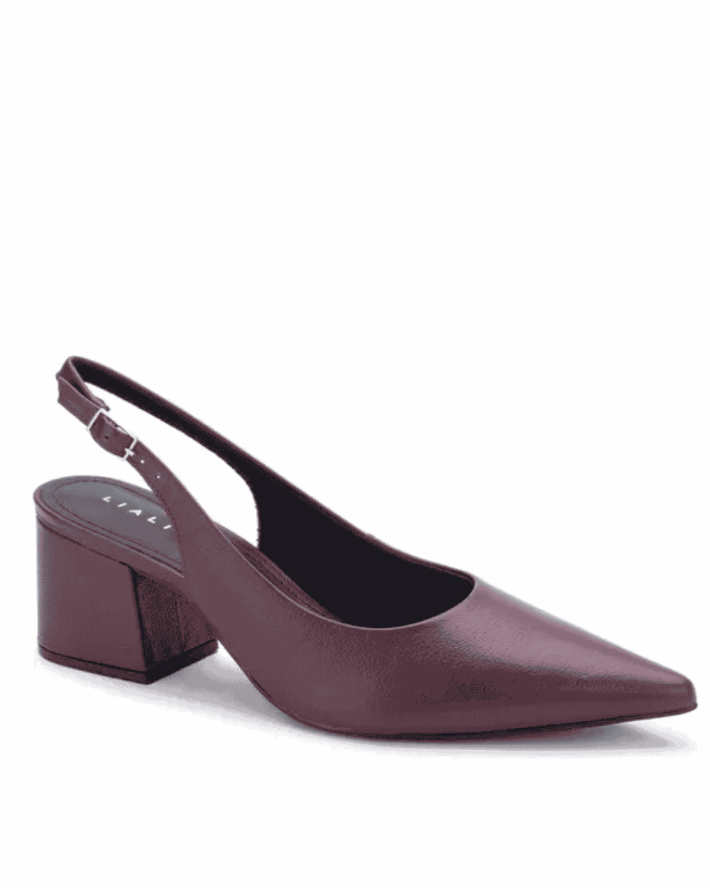 Zapato Mujer Slingback Taco Medio C modo 100 Cuero-6