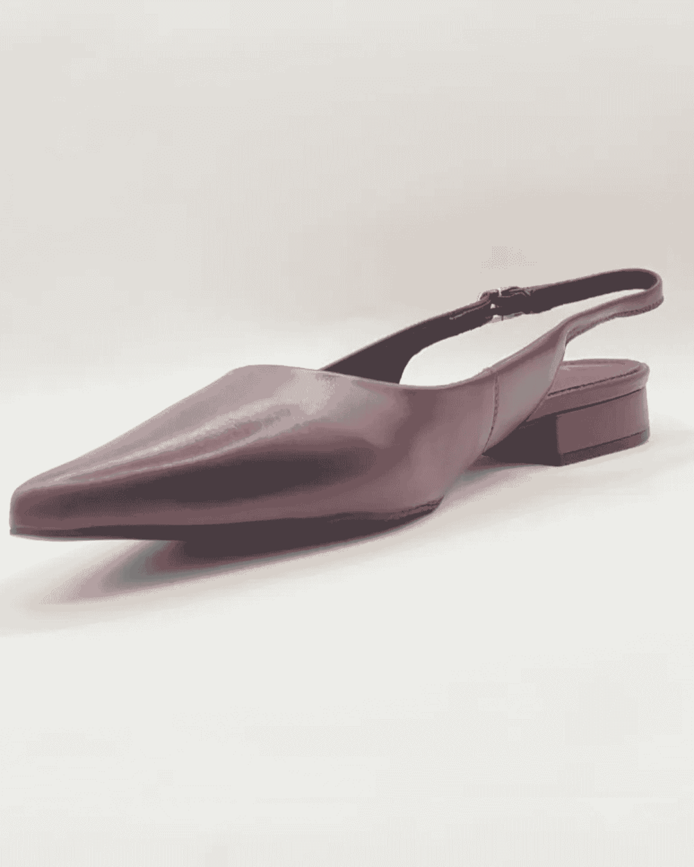 Zapato Mujer Slingback Taco Bajo Comodo 100 por ciento Cuero Lia Line-3