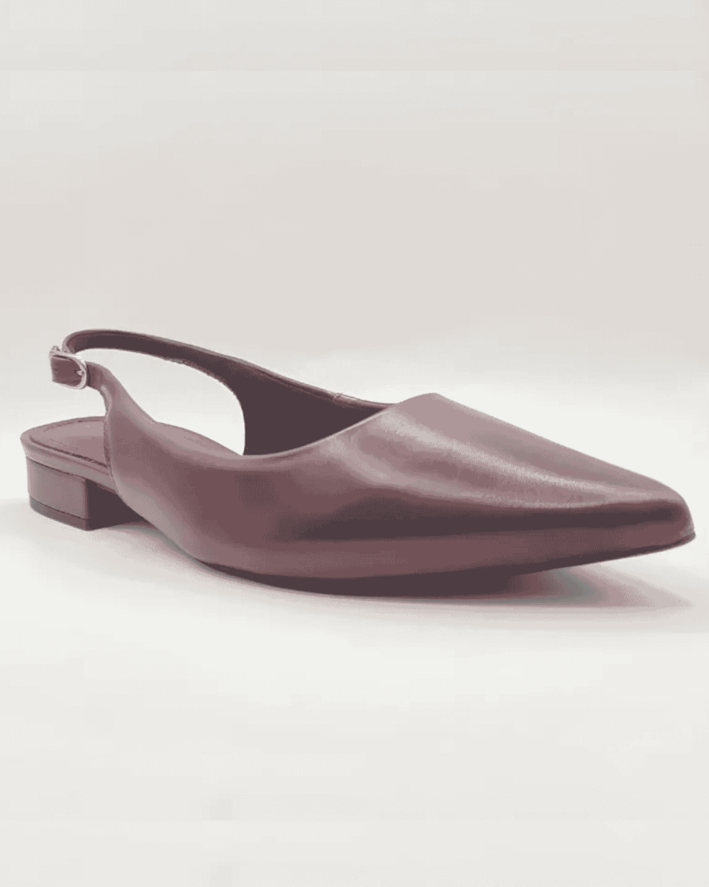 Zapato Mujer Slingback Taco Bajo Comodo 100 por ciento Cuero Lia Line-4