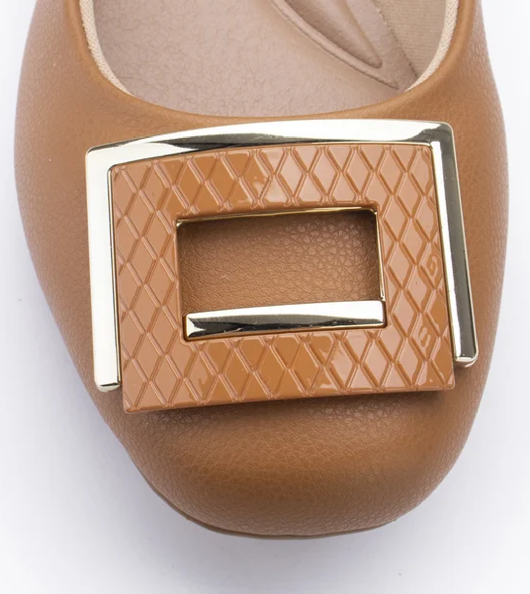 Ballerina Casual Detalle Cuadrado Extra Acolchado Softli-5