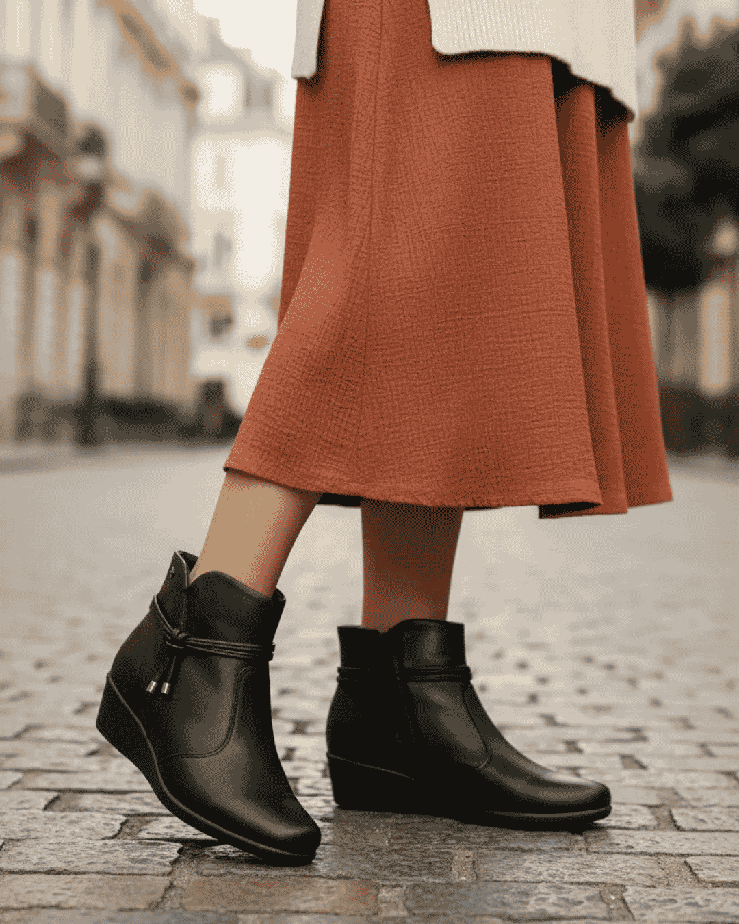 Botin Mujer Urbano Cuna Comodo Extra Acolchado Softli-3