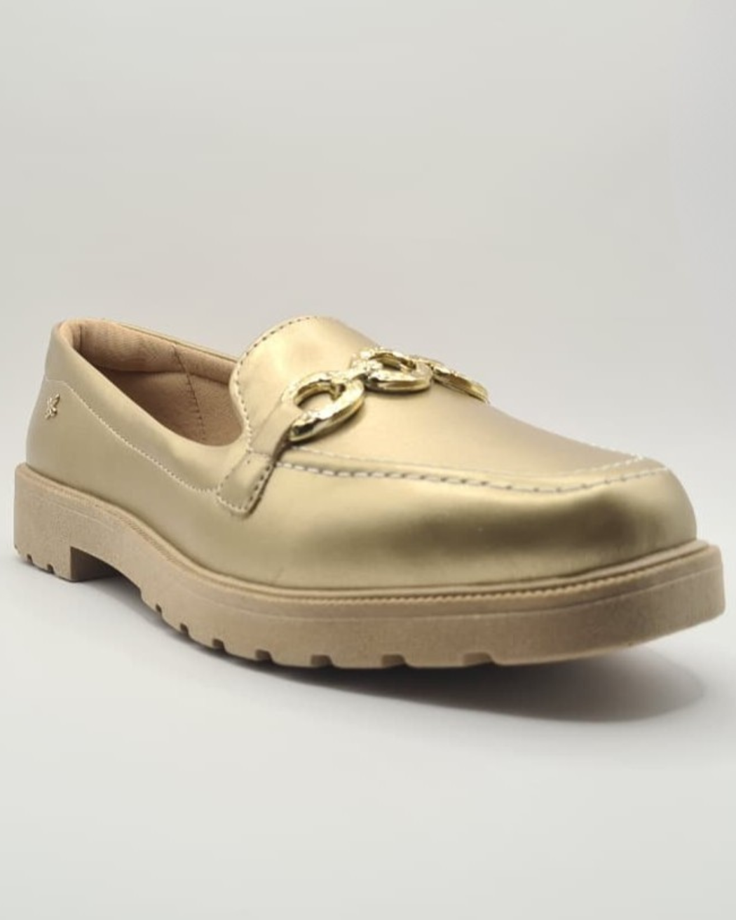 Mocasín Cadena Dorada Extra Acolchado Softli-2