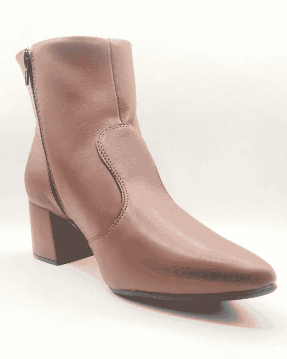 Botin Mujer Elegante Taco Med Comodo Extra Acolchado Softli-3