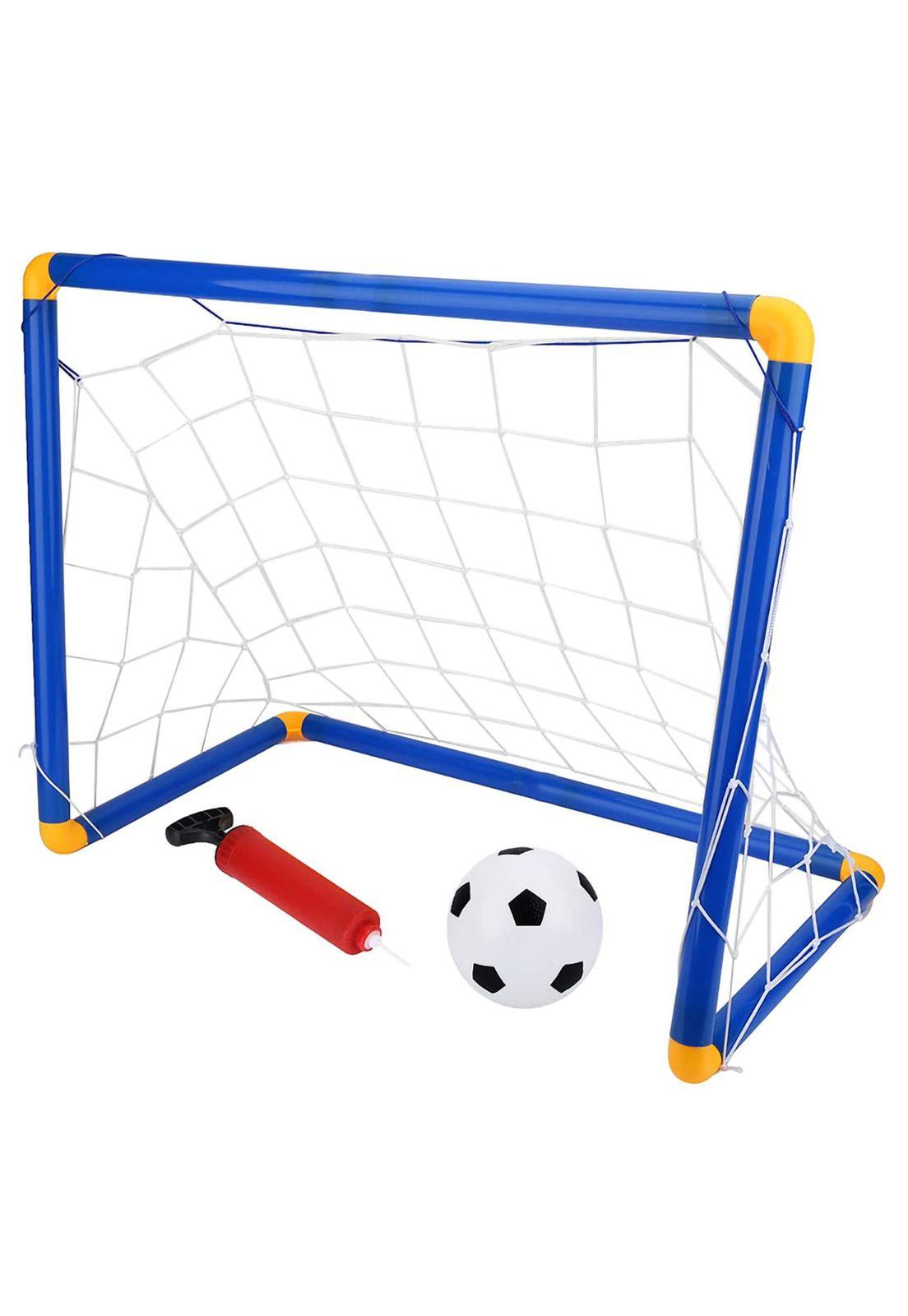 Arco Fútbol Juguete Pelota Y Bombín Niños Grande-0