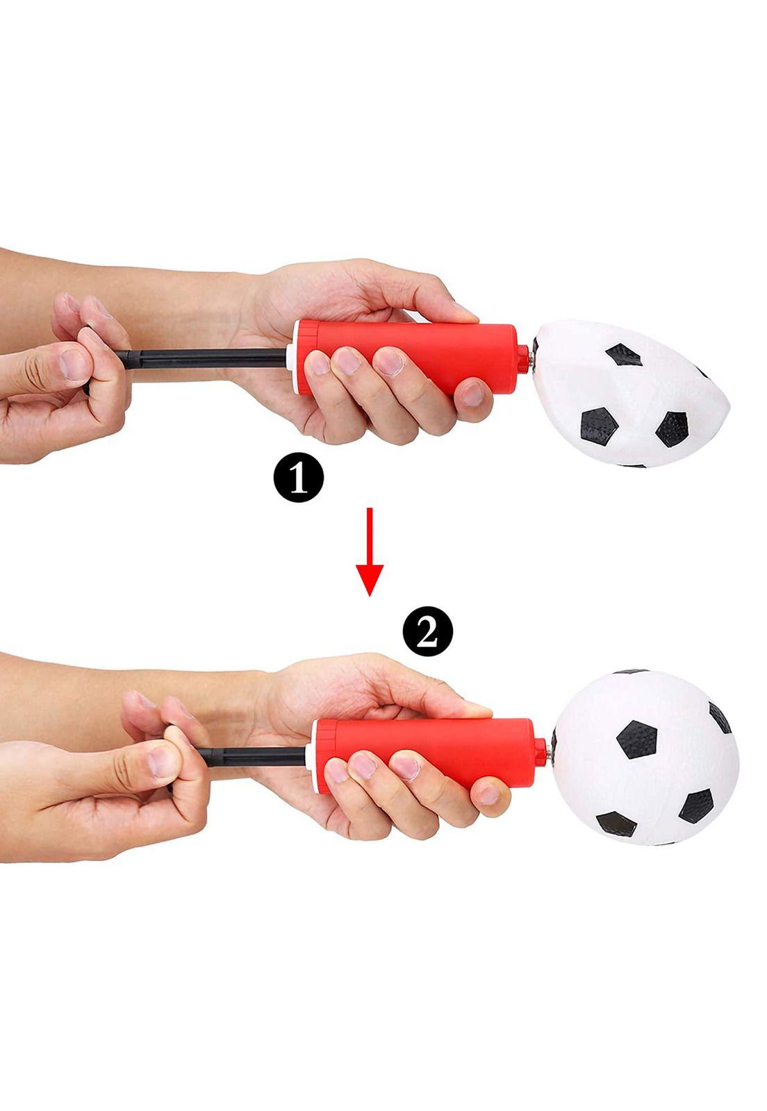 Arco Fútbol Juguete Pelota Y Bombín Niños Grande-4