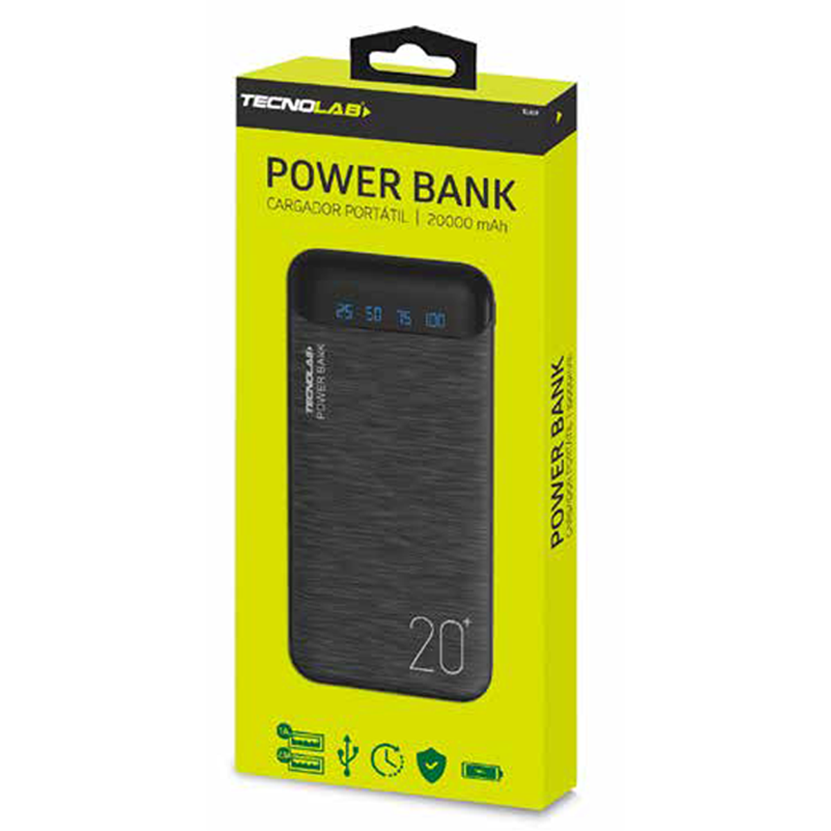 Batería Portátil  Powerbank 20.000 mAh Blanca-2
