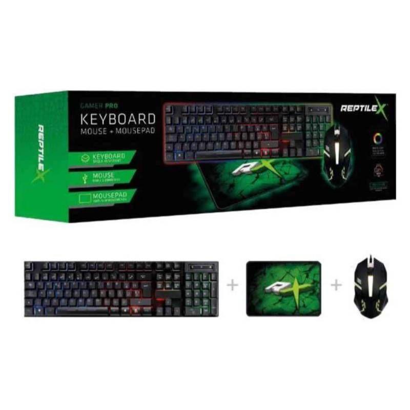 Kit Gamer Pro 3 en 1 Teclado + Mouse + Mousepad-0