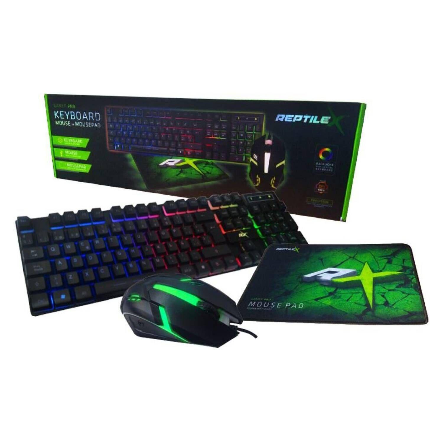 Kit Gamer Pro 3 en 1 Teclado + Mouse + Mousepad-1