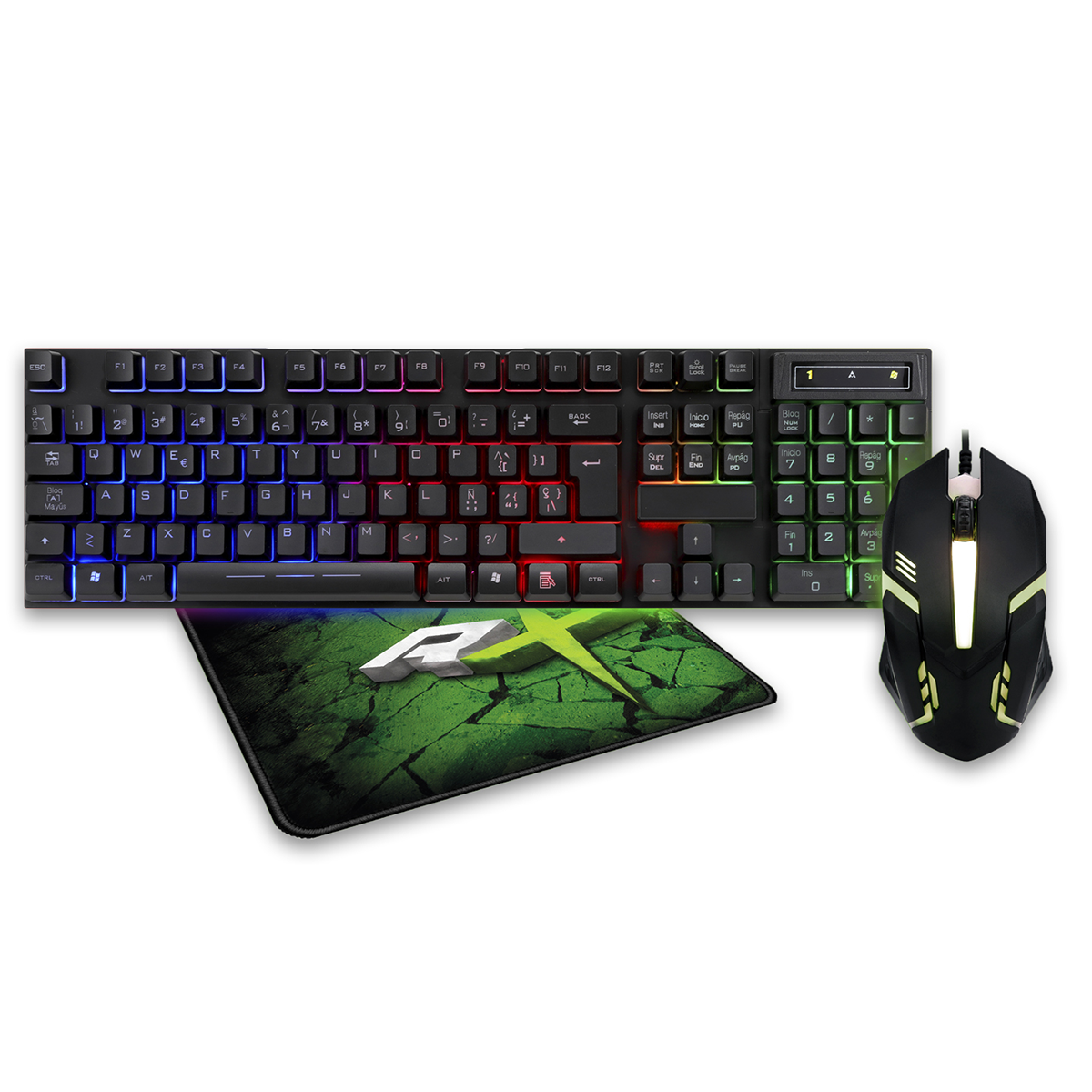 Kit Gamer Pro 3 en 1 Teclado + Mouse + Mousepad-2