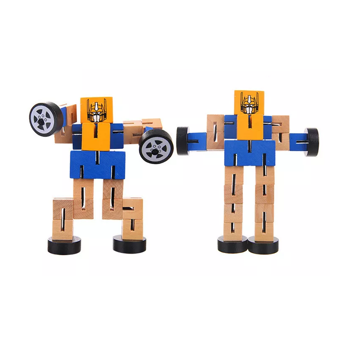 Juguete Robot de madera-3