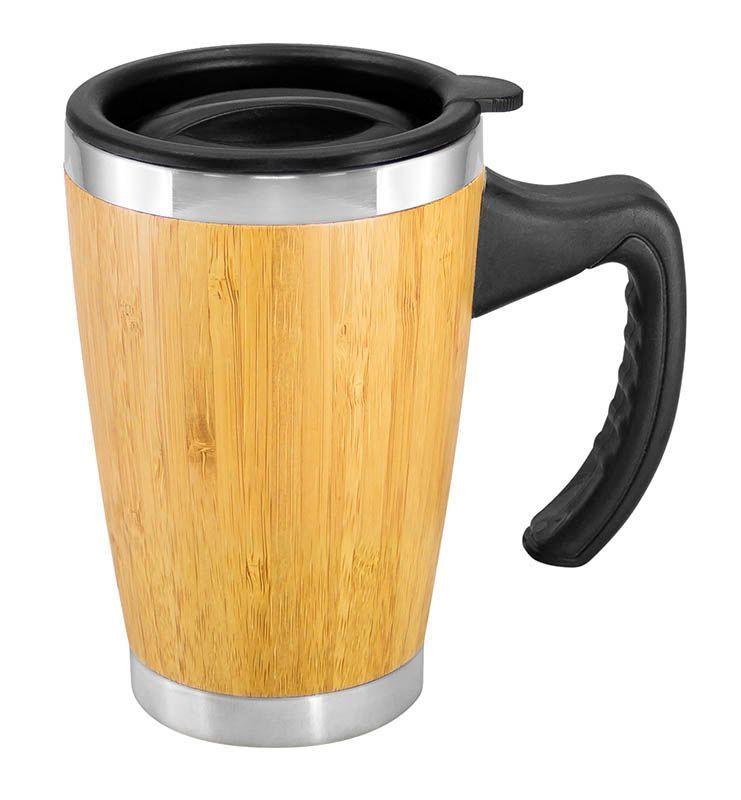 Mug de Bamboo con Asa Plástica-2