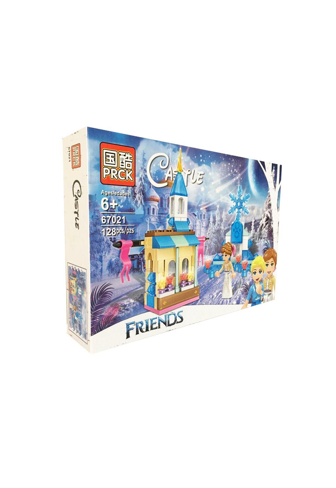 Juego Didáctico 128 piezas Castillo de nieve de Princesas -1