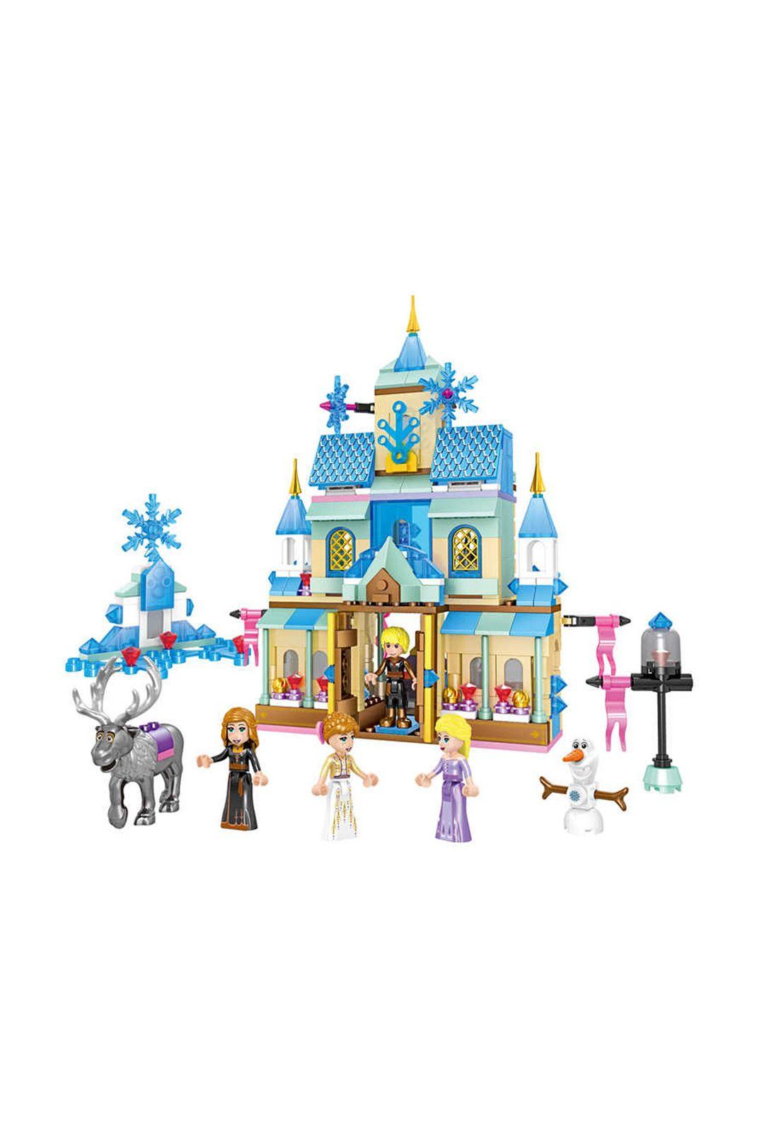 Juego Didáctico 128 piezas Castillo de nieve de Princesas -2