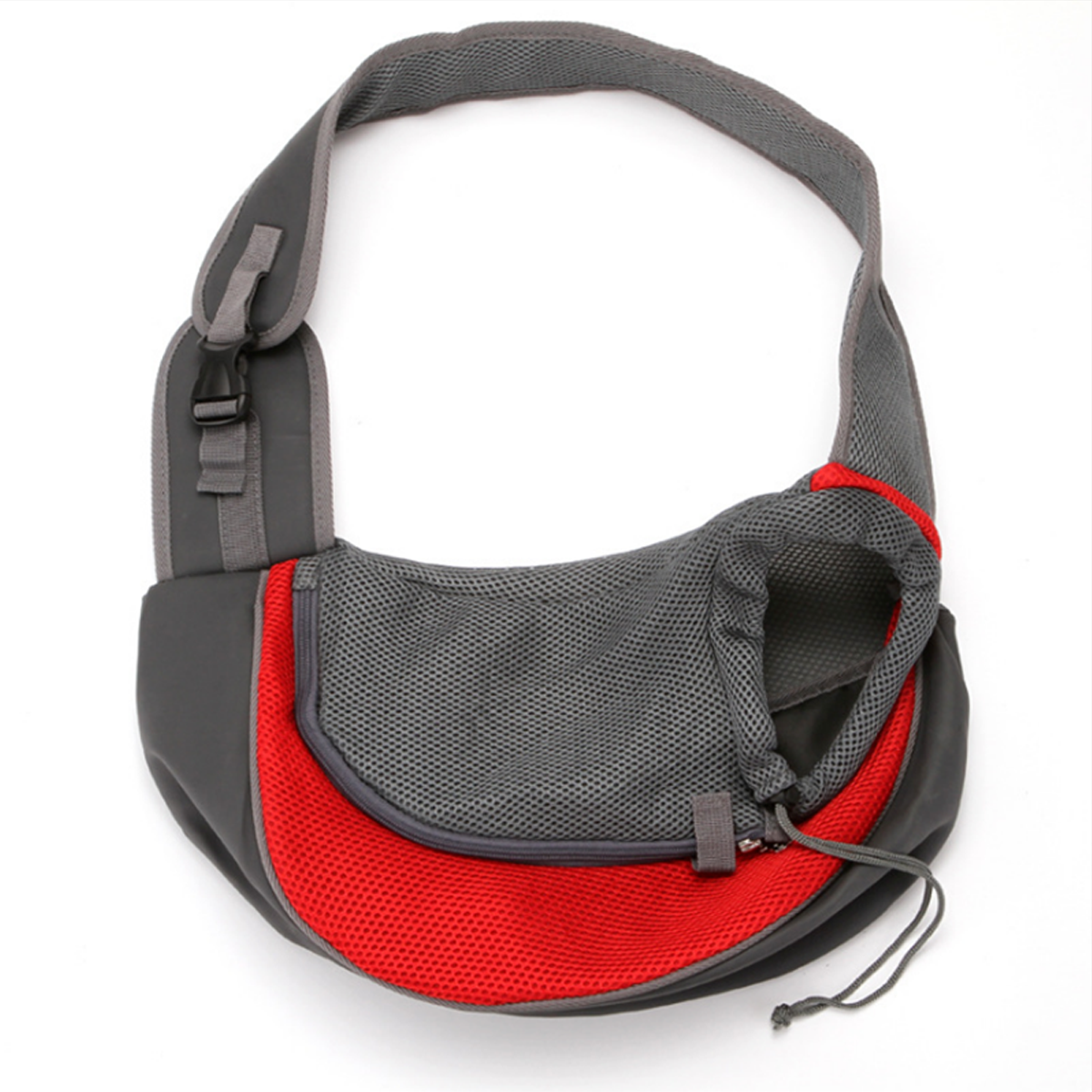 Bolso traslado Mascotas cruzado Rojo-2