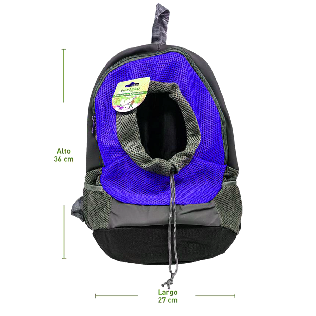 Mochila de transporte mascotas Azul-1