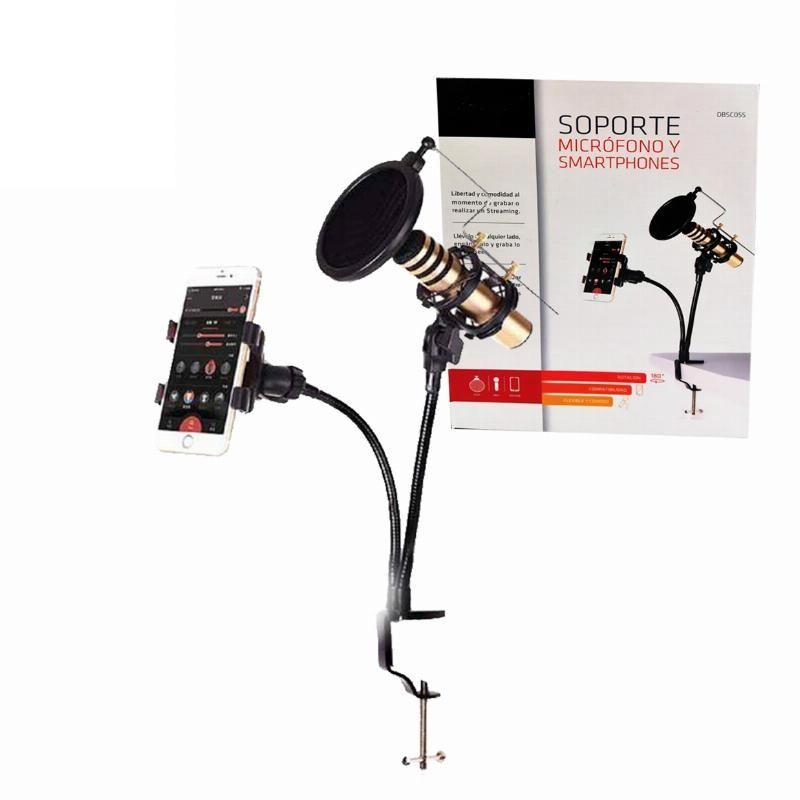 Soporte para Celular y Micrófono -1