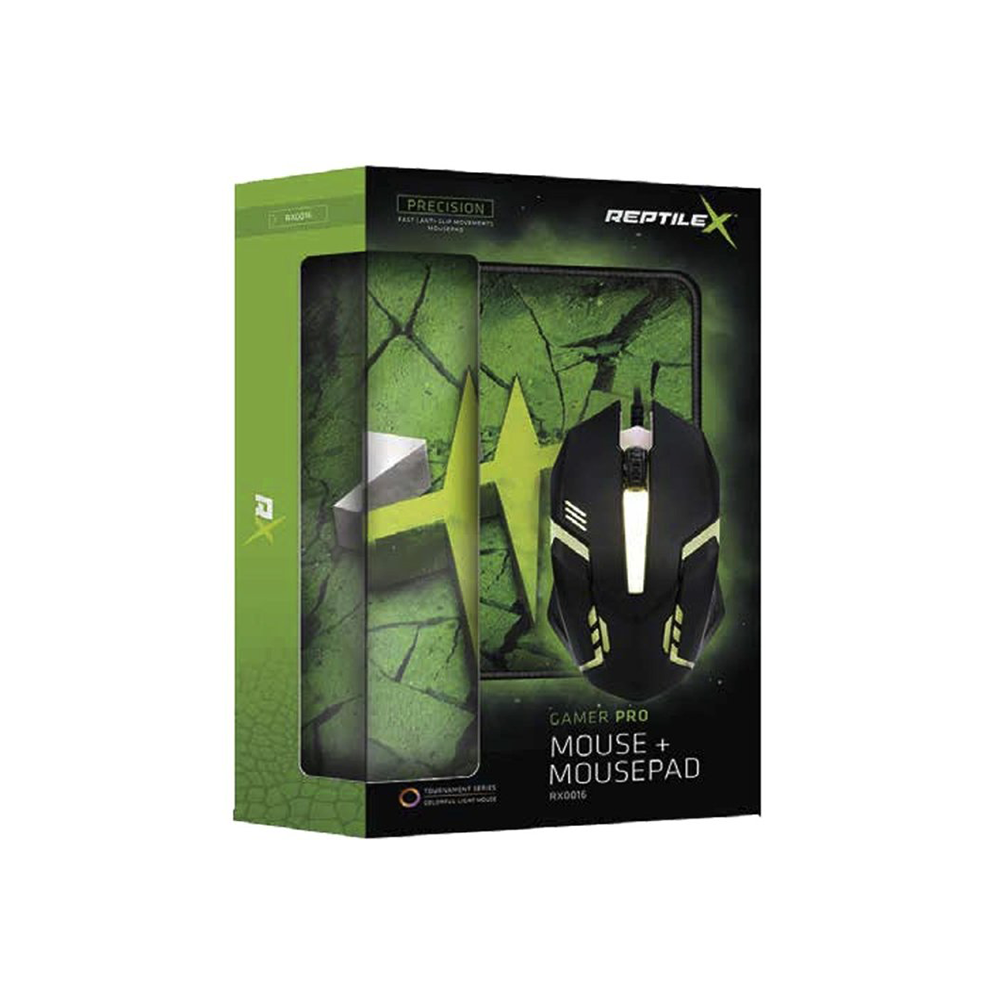 Kit Gamer Pro, Mouse + Mousepad-4