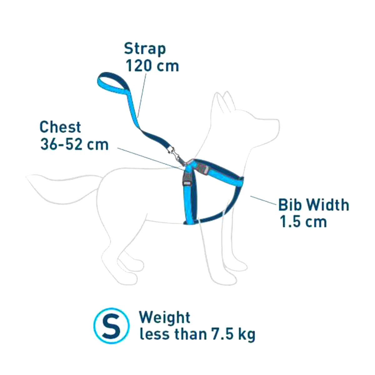 Arnés perro Talla S Militar-2