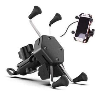 Soporte de smartphone para manilla de motocicleta-4