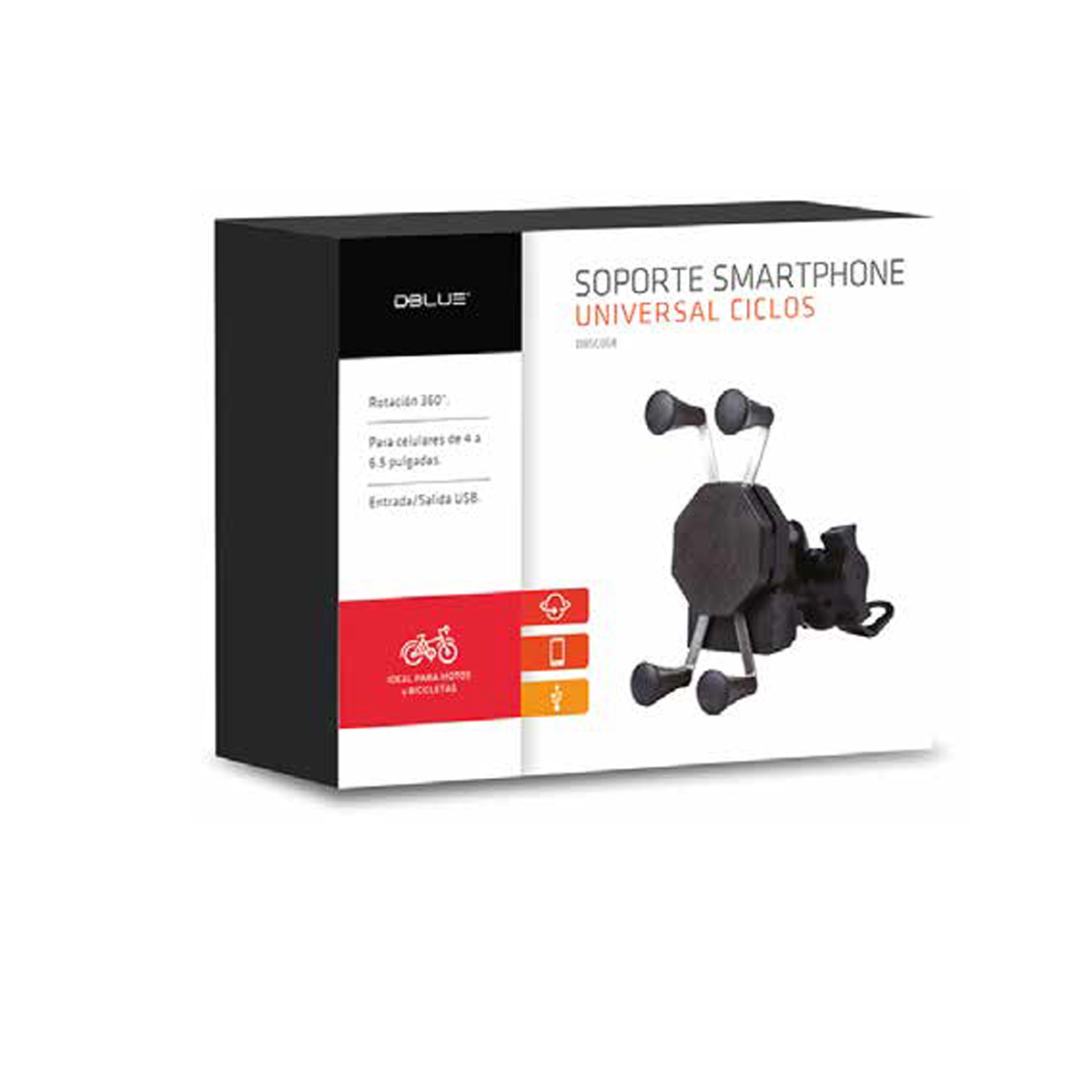 Soporte de smartphone para manilla de motocicleta-1